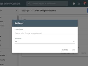 How to add new users to Google Search Console