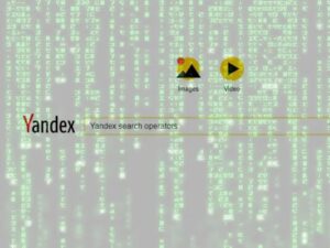 Yandex search operators