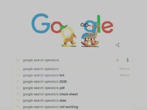 Google search operators