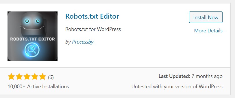 Robots.txt Editor WordPress Plugin