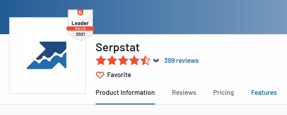 Serpstat review: rating on G2