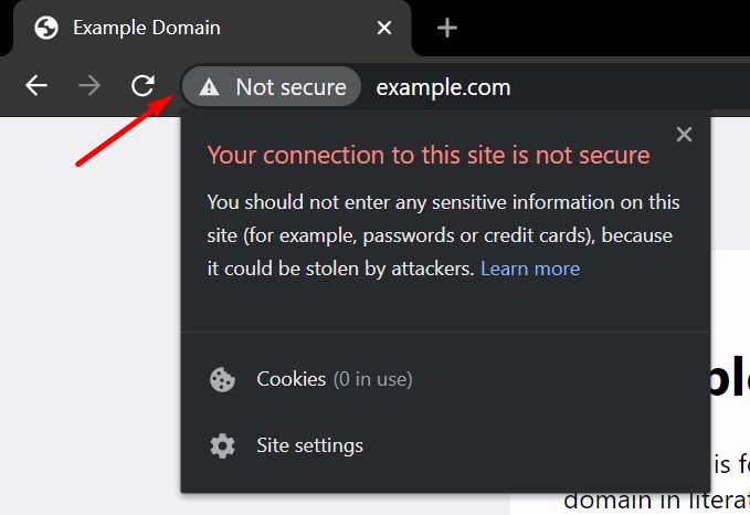 Page Experience Audit: lack of HTTPS