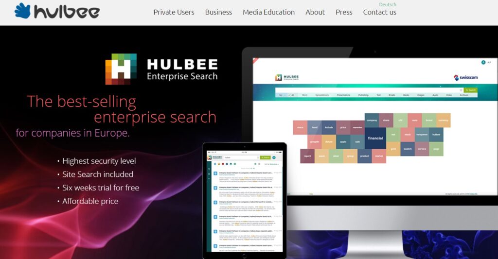 The Hulbee search engine