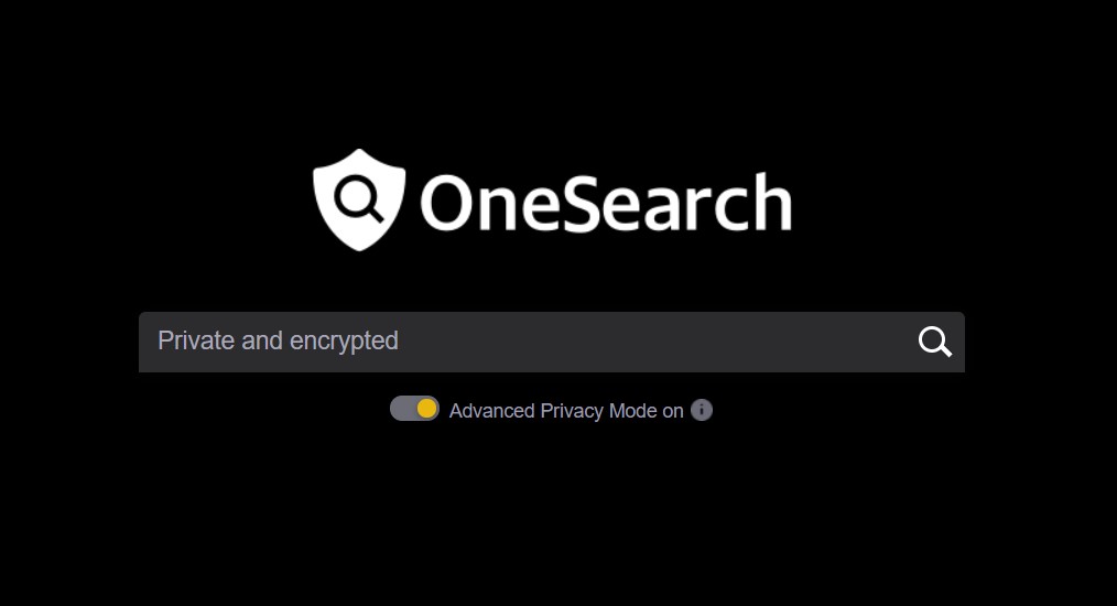 Search engines other than Google: OneSearch