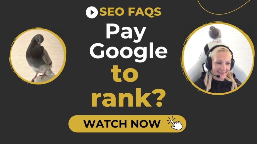 pay google to rank higher