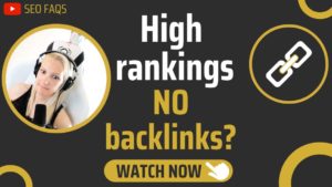 Can you rank on Google without backlinks?