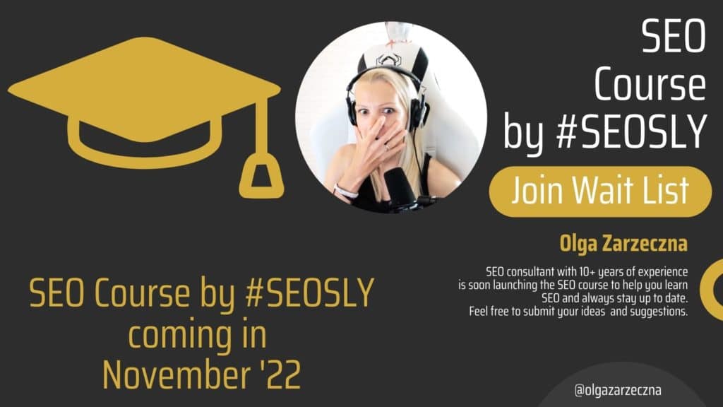 SEO Course by #SEOSLY