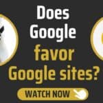 Do Google sites rank better?