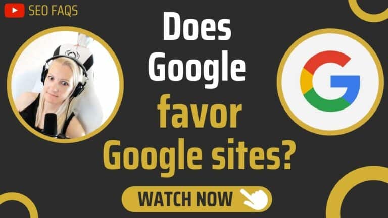 Do Google sites rank better?