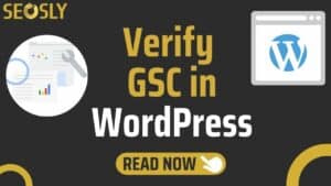 How to verify GSC in WordPress