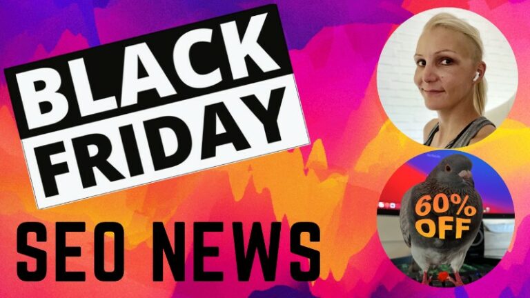 SEO Podcast #8: Black Friday Weekly SEO News