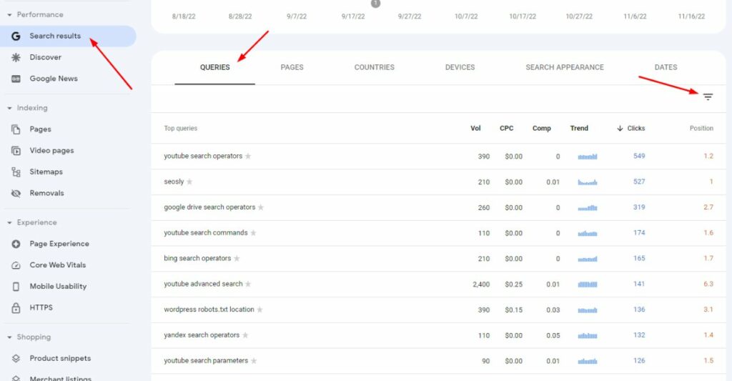 How to do keyword research using Google Search Console