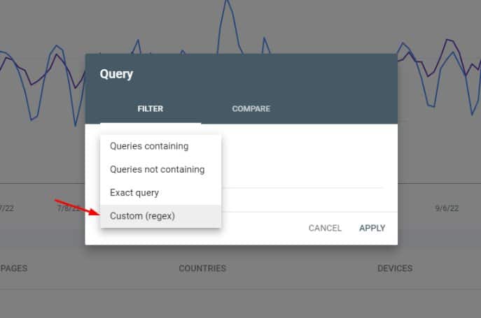 Using regex in Google Search Console to filter branded queries