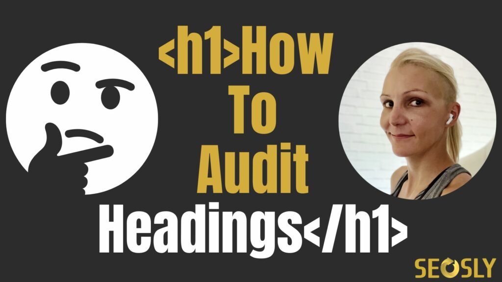 How to audit headings on a page or website