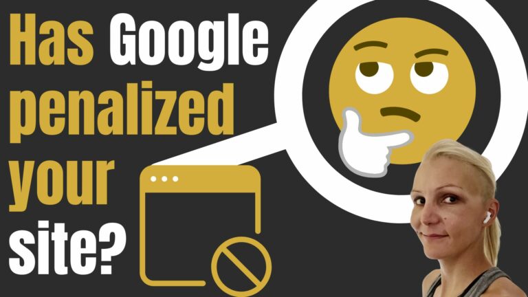 Is my site penalized by Google?
