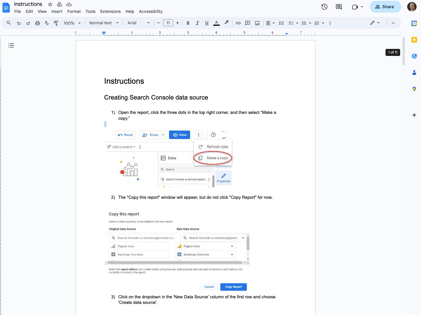 Steal My Free Google Looker Studio SEO Template SEOSLY Olga Zarr