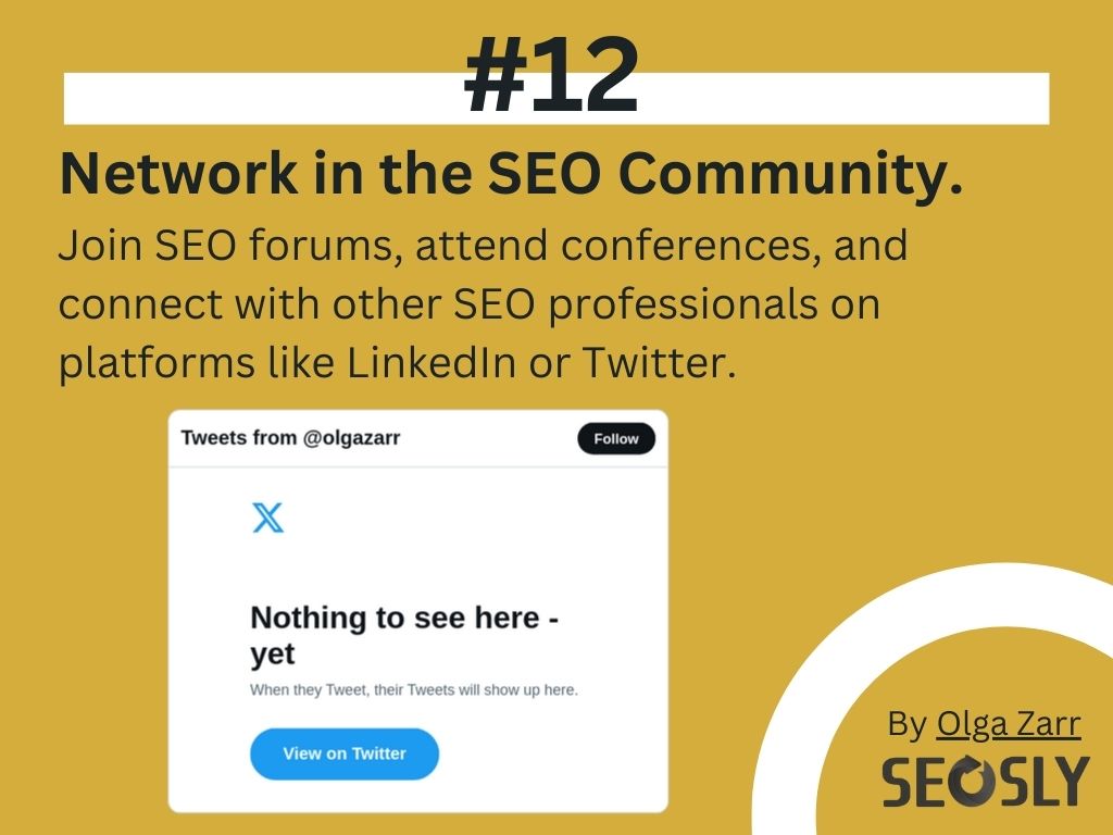 Become an SEO Expert: Networking