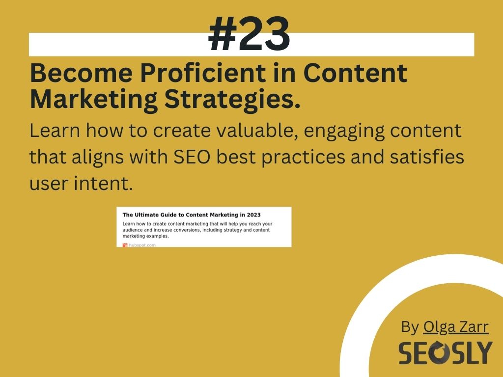 Become an SEO Expert: Content Marketing