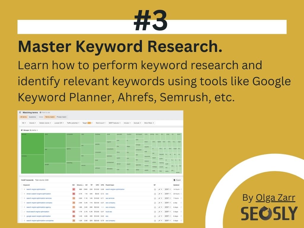 Become an SEO Expert: Keyword research
