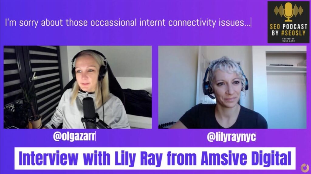 Interview with Lily Ray
