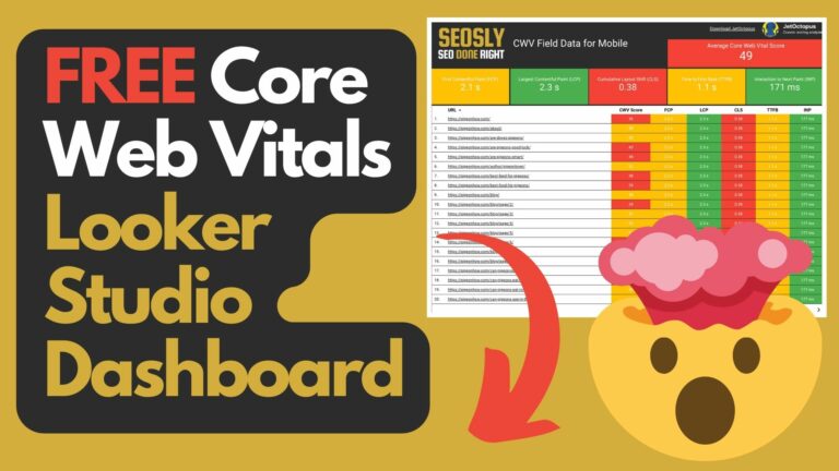 free-core-web-vitals - SEOSLY - Olga Zarr Core Web Vitals Monitoring
