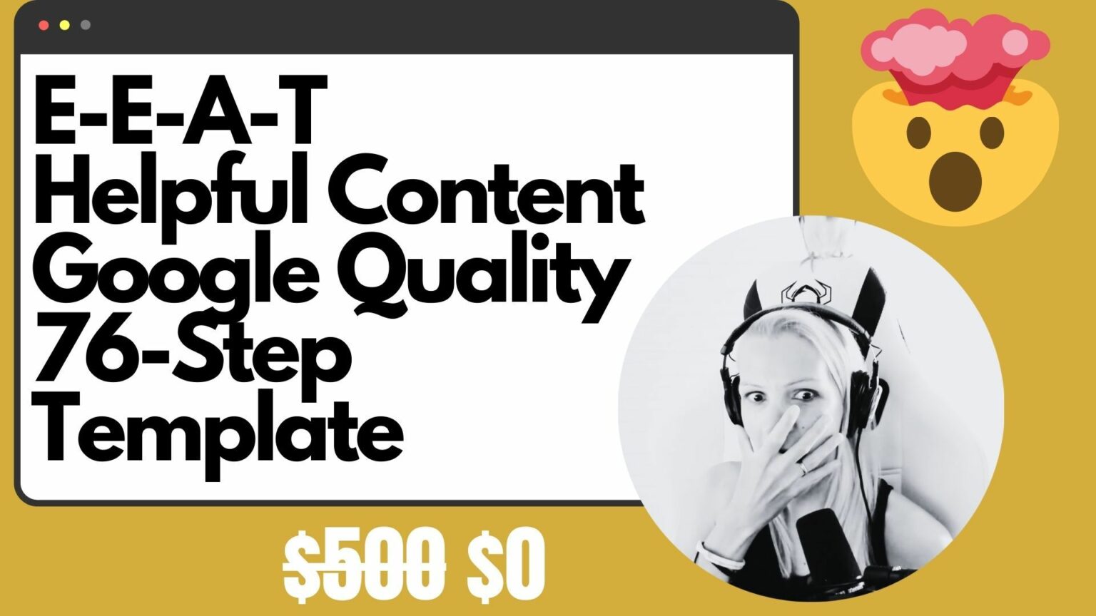 E-E-A-T - YMYL - Quality SEO Audit Template - SEOSLY - Olga Zarr