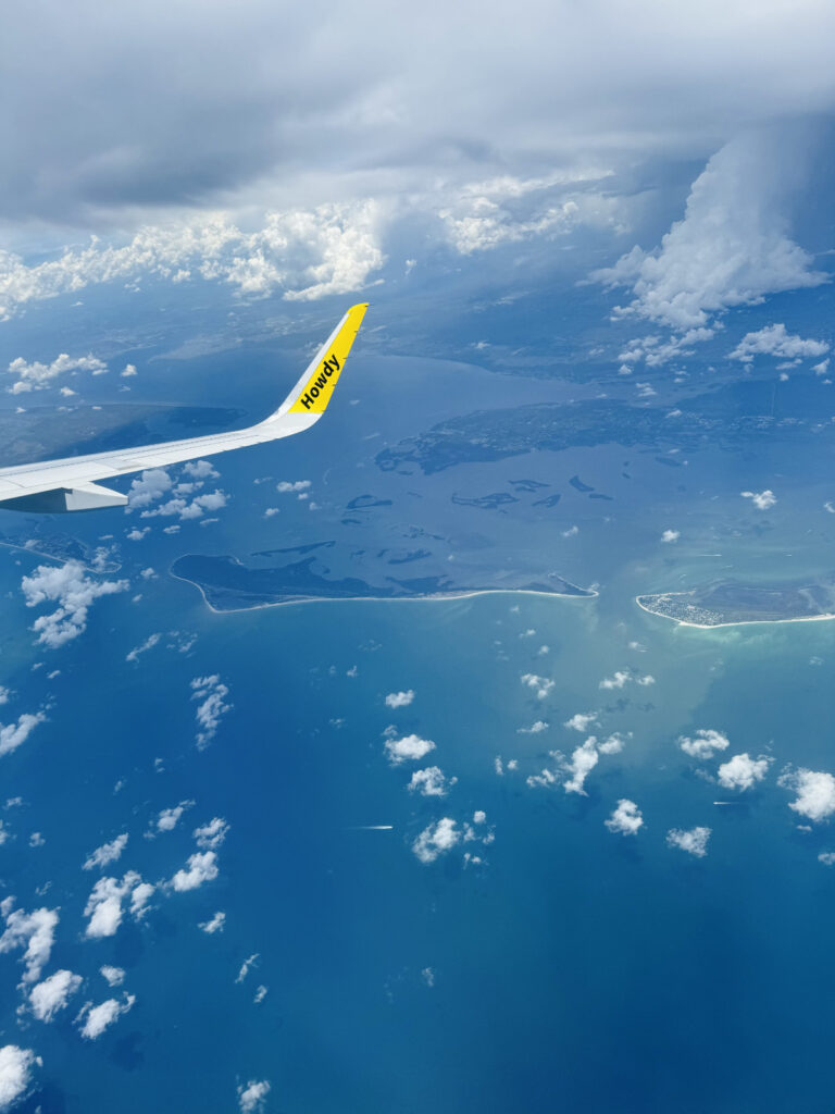 Miami from the plane