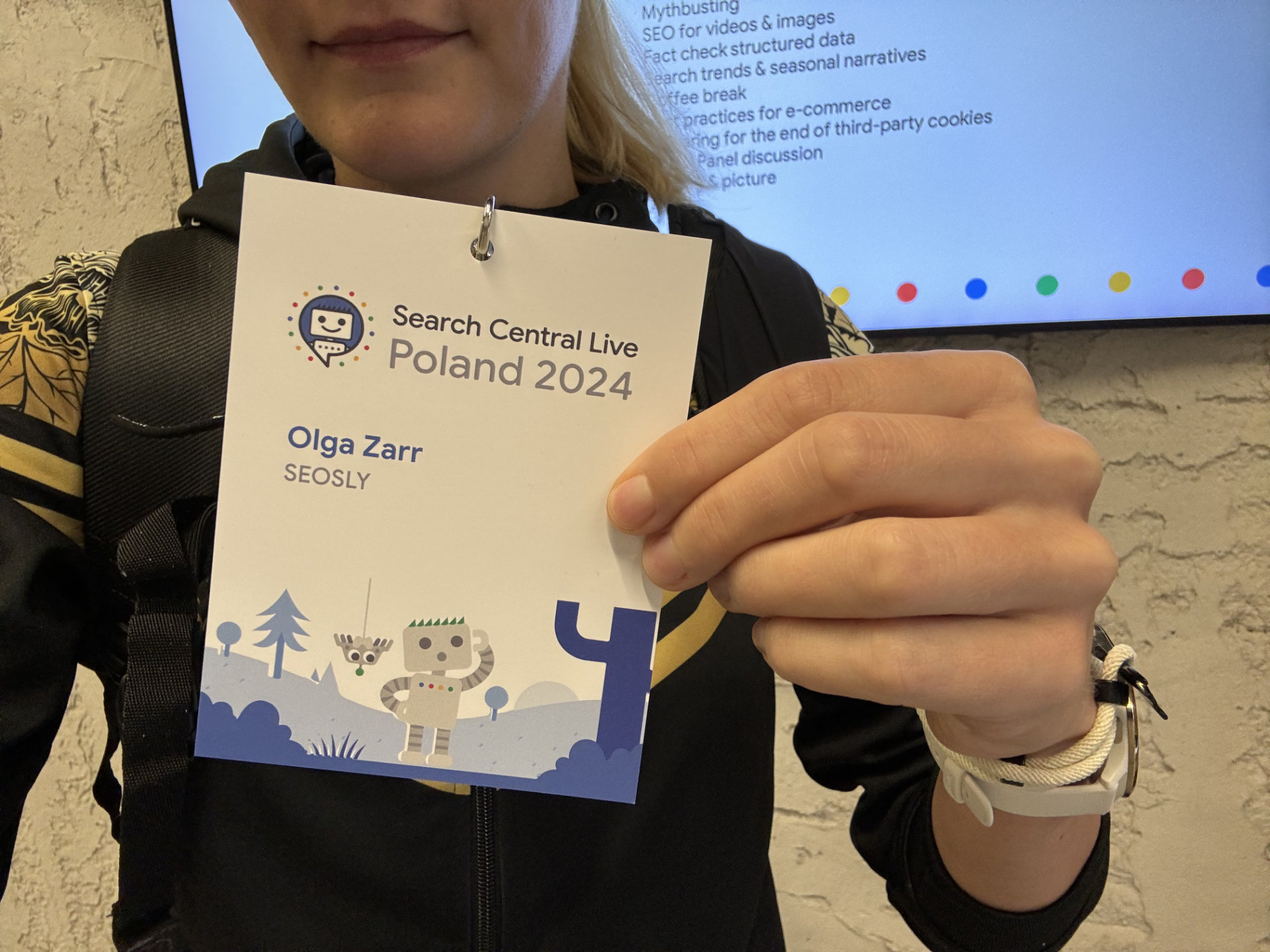 Olga Zarr at Search Central Live Poland 2024