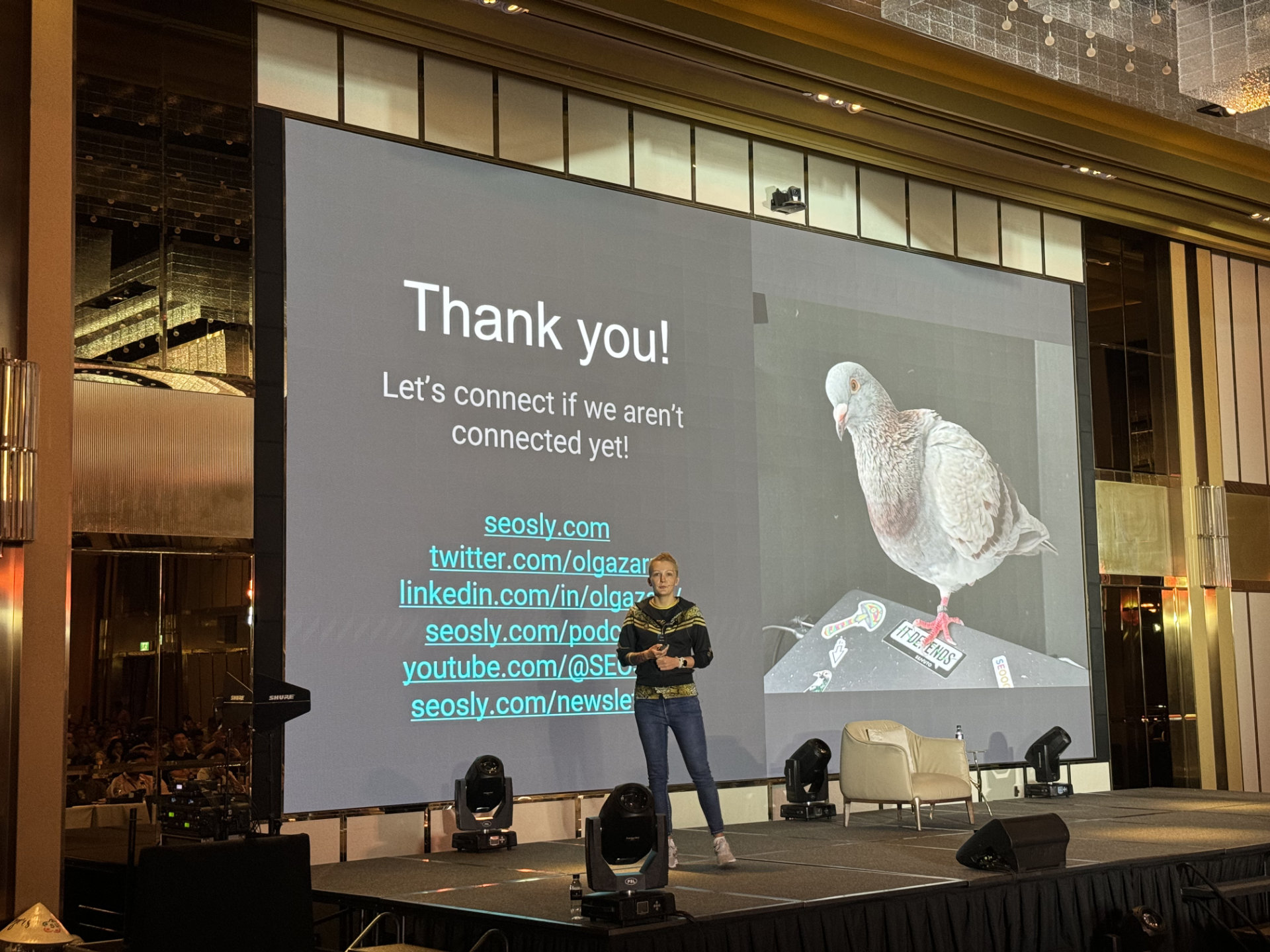 Olga Zarr as a speaker at SEO Mastery Summit 2024