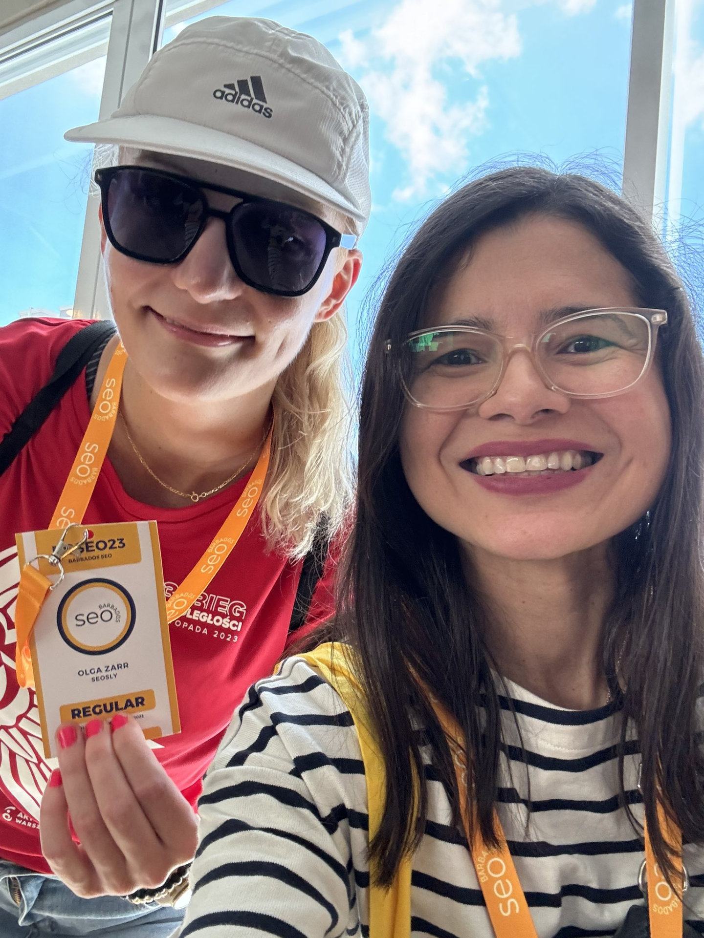 Olga Zarr with Aleyda Solis