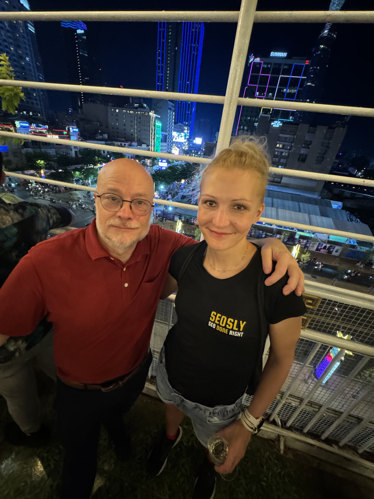 Olga Zarr with Jason Barnard